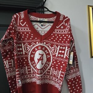 Crimson Alabama Crimson Tide Sweater New With Tags Ugly Christmas Sweater